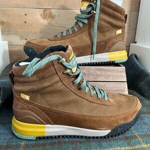 The North Face Brown and Yellow Men's Boots